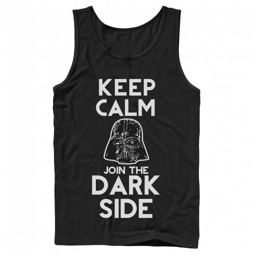 タンクトップ 黒色 ブラック スターウォーズ 【 STAR WARS DARTH VADER KEEP CALM JOIN US TANK TOP / BLACK 】 メンズファッション トップス