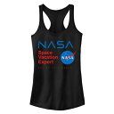 【★スーパーSALE★12/11深夜2時迄】キャラクター タンクトップ 黒色 ブラック 【 LICENSED CHARACTER NASA SPACE VACATION EXPERT RACERBACK TANK TOP / BLACK 】 キッズ ベビー マタニティ トップス