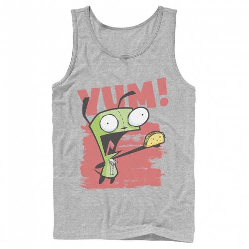 【★スーパーSALE★6/11深夜2時迄】ニコロデオン グラフィック タンクトップ YUM 【 NICKELODEON INVADER ZIM GIR SCREAMING TACO PORTRAIT GRAPHIC TANK TOP / 】 メンズファッション トップス