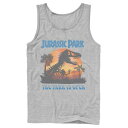 【★Fashion THE SALE★1/14迄】キャラクター パーク タンクトップ 【 LICENSED CHARACTER JURASSIC PARK T REX SUNSET PORTRAIT TANK / 】 メンズファッション トップス