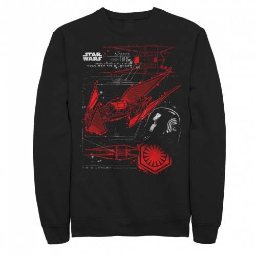 キャラクター ネクタイ フリース 黒色 ブラック スターウォーズ 【 LICENSED CHARACTER KYLO REN TIE SILENCER SCHEMATICS FLEECE BLACK 】