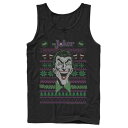 fB[V[R~bNX fB[V[ R~bNX jbg ^Ngbv y DC COMICS BATMAN JOKER HEAD SHOT KNIT STYLE TANK TOP / z Yt@bV gbvX p[J[