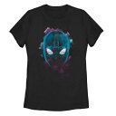 【★Fashion THE SALE★1/14迄】キャラクター ステルス Tシャツ 黒色 ブラック 【 LICENSED CHARACTER MARVEL SPIDER-MAN FAR FROM HOME CLOUDY STEALTH MASK TEE SHIRT / BLACK 】 キッズ ベビー マタニティ トップス カットソー