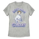 キャラクター ギャラクシー プリンセス Tシャツ ヘザー スターウォーズ 【 LICENSED CHARACTER STAR WARS BEST MOM IN THE GALAXY PRINCESS LEIA PORTRAIT TEE / ATHLETIC HEATHER 】 キッズ ベビー マタニティ トップス カ