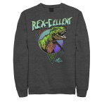 キャラクター 【 LICENSED CHARACTER JURASSIC WORLD REX-CELLENT RETRO COLORS SWEASHIRT / 】 メンズファッション トップス スウェット トレーナー