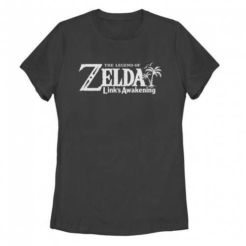 キャラクター レジェンド ロゴ Tシャツ 黒色 ブラック LINK'S 【 LICENSED CHARACTER NINTENDO LEGEND OF ZELDA AWAKENING LOGO TEE / BLACK 】 キッズ ベビー マタニティ トップス カットソー