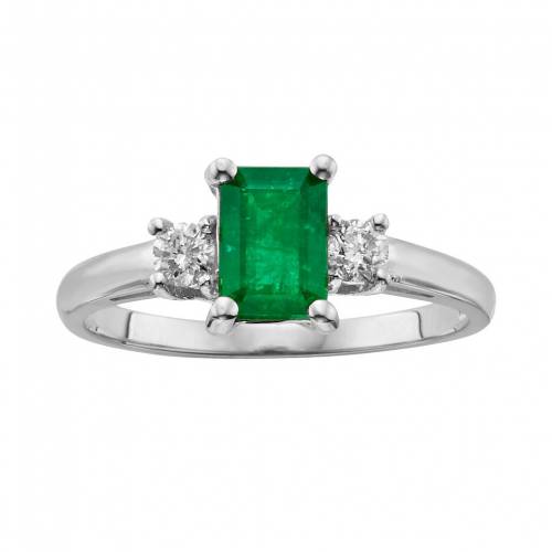 コレクション 白色 ホワイト ゴールド ダイヤモンド 緑 グリーン & 5CT. T.W.  ジュエリー アクセサリー