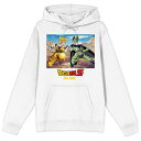 キャラクター ドラゴン フーディー パーカー 白色 ホワイト 【 LICENSED CHARACTER DRAGON BALL Z PERFECT CELL SAGA HOODIE / WHITE 】 メンズファッション トップス スウェット トレーナー