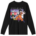 キャラクター ドラゴン Tシャツ 黒色 ブラック 【 LICENSED CHARACTER DRAGON BALL Z ANIME TEE / BLACK 】 メンズファッション トップス カットソー