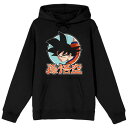キャラクター ドラゴン フーディー パーカー 黒色 ブラック 【 LICENSED CHARACTER DRAGON BALL Z GOKU ANIME HOODIE / BLACK 】 メンズファッション トップス スウェット トレーナー
