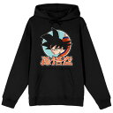 キャラクター ドラゴン フーディー パーカー 黒色 ブラック 【 LICENSED CHARACTER DRAGON BALL Z GOKU ANIME HOODIE / BLACK 】 メンズファッション トップス スウェット トレーナー