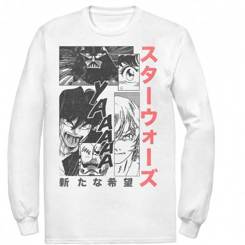 キャラクター スターウォーズ 【 LICENSED CHARACTER STAR WARS MANGA COMIC PANETEE / 】 メンズファッション トップス Tシャツ カットソー