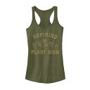 【★Fashion THE SALE★1/14迄】グラフィック タンクトップ 緑 グリーン 【 UNBRANDED ASPIRING PLANT MOM GRAPHIC TANK / MILITARY GREEN 】 キッズ ベビー マタニティ トップス