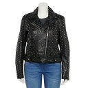 U[ WPbg U[WPbg y WHET BLU PLUS SIZE CLAUDIA STUDDED LEATHER JACKET / z