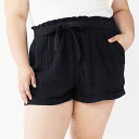 SO ショーツ ハーフパンツ 【 Plus Size Camp Shorts 】 Black Luxe