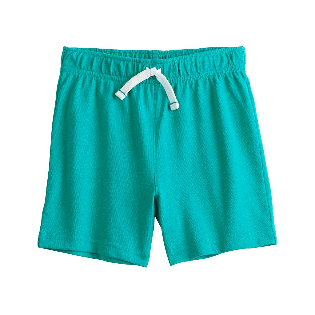 ジャンピングビーンズ ベビー 赤ちゃん用 ニット ジャージー ショーツ ハーフパンツ アクア 【 JUMPING BEANS TODDLER ESSENTIAL KNIT JERSEY SHORTS AQUA 】