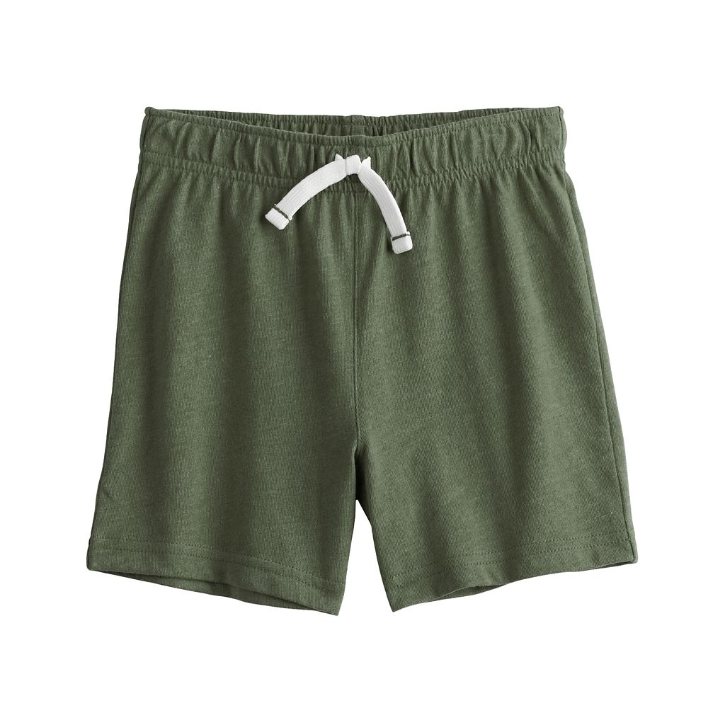 ジャンピングビーンズ ベビー 赤ちゃん用 ニット ジャージー ショーツ ハーフパンツ オリーブ 【 JUMPING BEANS TODDLER ESSENTIAL KNIT JERSEY SHORTS CARLIN OLIVE 】