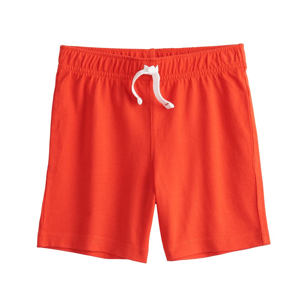 ジャンピングビーンズ ベビー 赤ちゃん用 ニット ジャージー ショーツ ハーフパンツ 【 JUMPING BEANS TODDLER ESSENTIAL KNIT JERSEY SHORTS LAVA 】