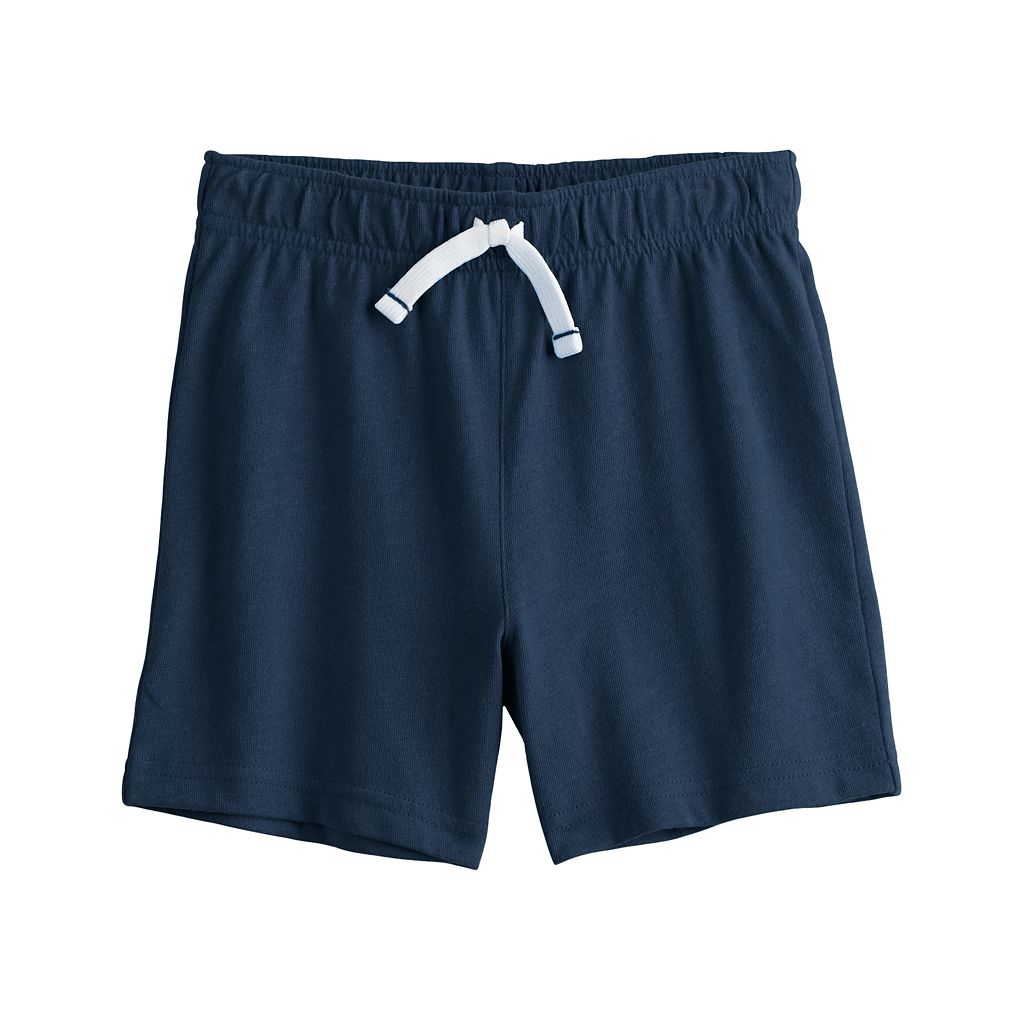 ジャンピングビーンズ ベビー 赤ちゃん用 ニット ジャージー ショーツ ハーフパンツ 青色 ブルー 【 JUMPING BEANS TODDLER ESSENTIAL KNIT JERSEY SHORTS MUST DO BLUE 】