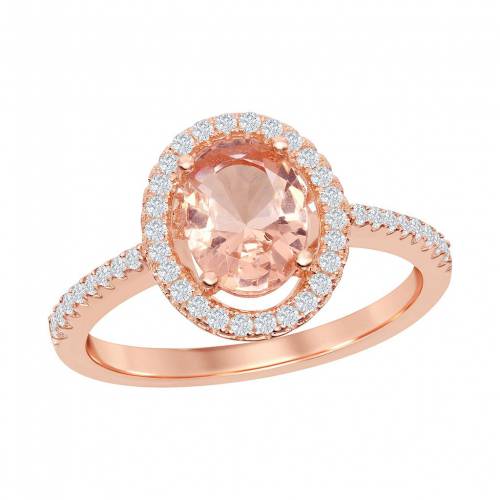 ジルコニア 【★スーパーSALE★6/11深夜2時迄】銀色 シルバー 【 UNBRANDED STERLING SILVER OVAL MORGANITE CUBIC ZIRCONIA RING / 】 ジュエリー アクセサリー レディースジュエリー 指輪 リング