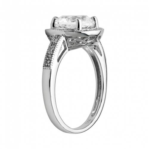 銀色 シルバー 白色 ホワイト ダイヤモンド 【 GEMMINDED STERLING SILVER WHITE T...