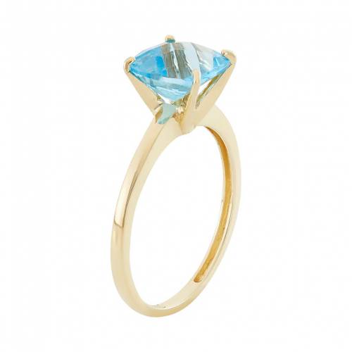 青色 ブルー ゴールド 【 UNBRANDED DESIGNS BY GIOELLI SWISS BLUE TOPAZ 10K GOL...
