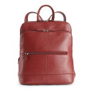 U[ obNpbN obO bNTbN  bh y ILI LEATHER RFID-BLOCKING BACKPACK / DARK RED z fB[XobO