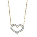 F Vo[ _Ch lbNX T.W. y UNBRANDED STERLING SILVER 1/4 CARAT DIAMOND HEART PENDANT NECKLACE / z WG[ ANZT[ fB[XWG[ y_g