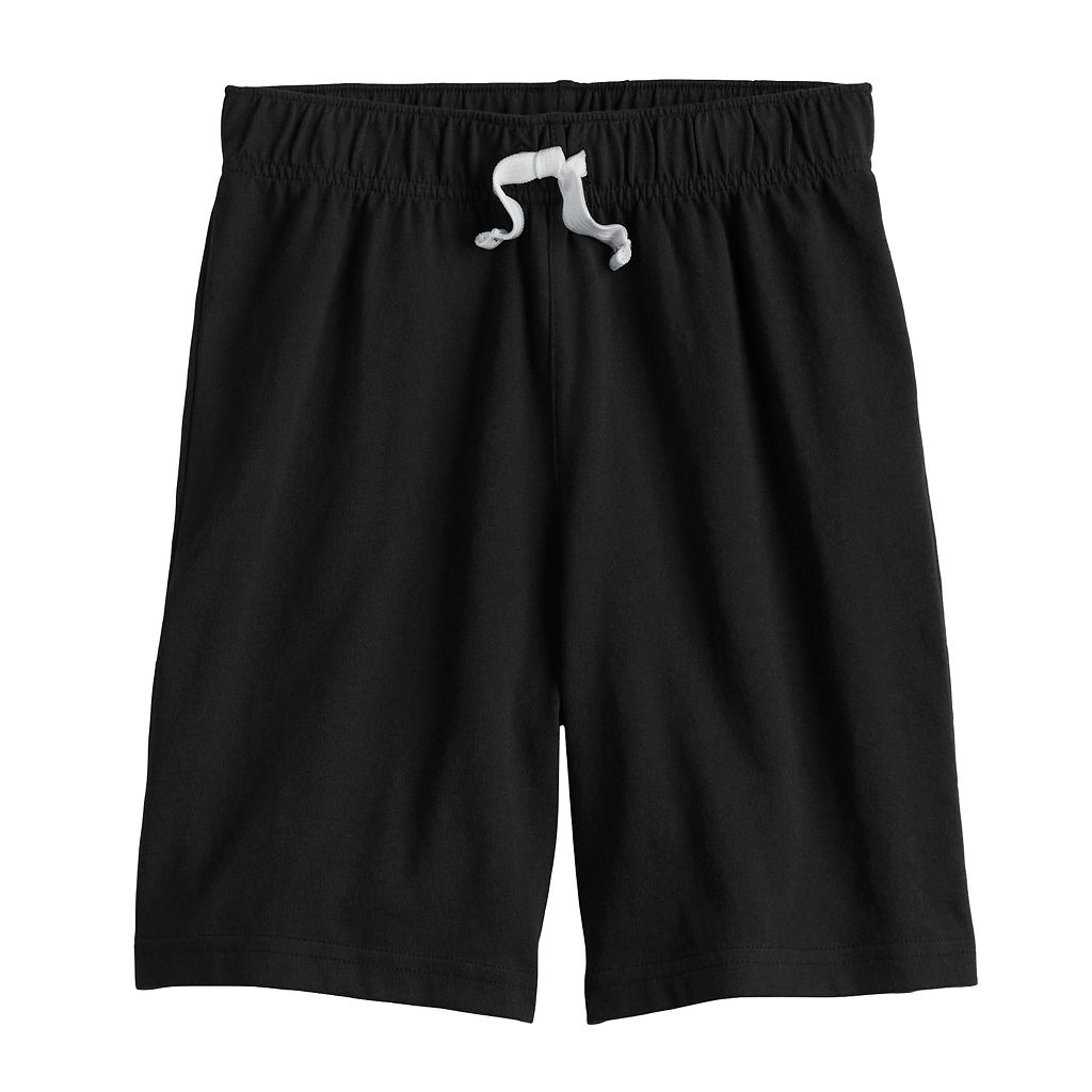 ジャンピングビーンズ ニット ジャージー ショーツ ハーフパンツ 黒色 ブラック 【 JUMPING BEANS S 48 ESSENTIAL KNIT JERSEY SHORTS BLACK ORE 】