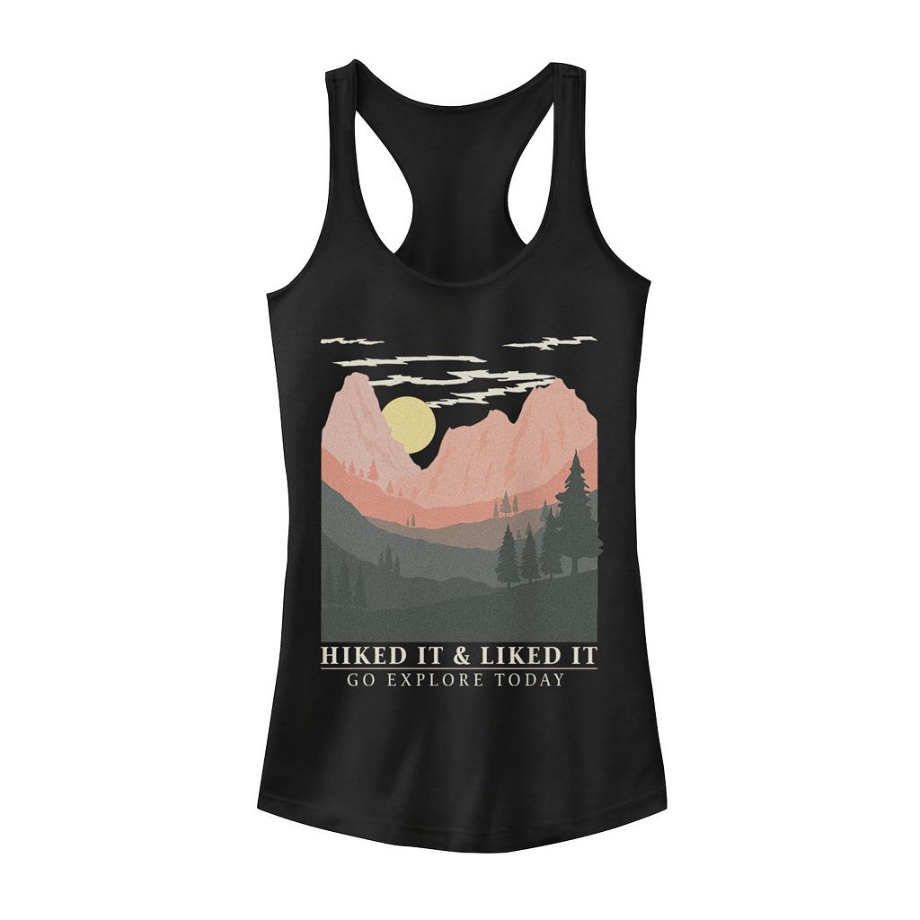 樂天商城 - キャラクター タンクトップ 黒色 ブラック & IT" 【 LICENSED CHARACTER FIFTH SUN HIKED IT LIKED LANDSCAPE PORTRAIT TANK TOP / BLACK 】 キッズ ベビー マタニティ トップス Tシャツ カットソー