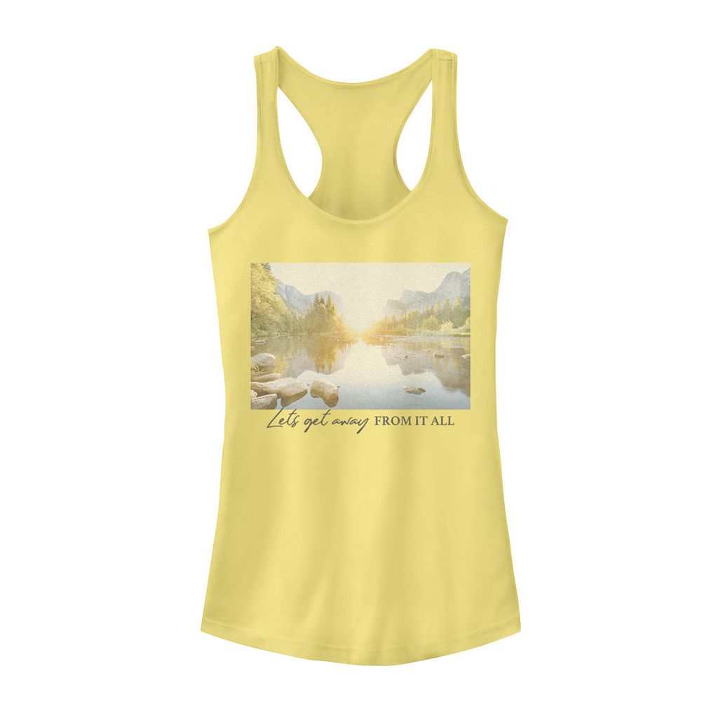 キャラクター タンクトップ LET'S ALL&#34; 【 LICENSED CHARACTER TRENDY LAKE PHOTO GET AWAY FROM IT TANK TOP / BANANA 】 キッズ ベビー マタニティ トップス Tシャツ カットソー