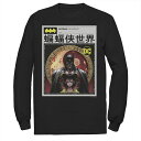 キャラクター Tシャツ 黒色 ブラック BATMAN: 【 LICENSED CHARACTER THE WORLD NEWS POSTER TEE / BLA...