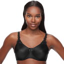 サテン 黒色 ブラック BRAS: 【 CARNIVAL SEAMLESS SATIN FULLFIGURE MINIMIZER BRA 516 BLACK 】