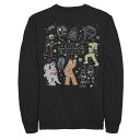 【★Fashion THE SALE★7/12午前10時迄】キャラクター スウェットシャツ トレーナー スターウォーズ 【 LICENSED CHARACTER STAR WARS GROUP SHOT CONSTELLATION DOODLES SWEATSHIRT / 】 メンズファッション トップス
