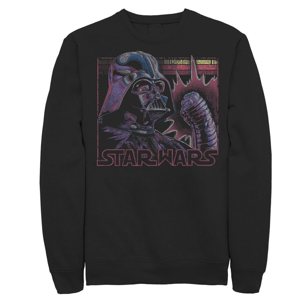 キャラクター スウェットシャツ トレーナー 黒色 ブラック スターウォーズ 【 LICENSED CHARACTER VADER FIST OF DOOM SWEATSHIRT BLACK 】