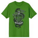 キャラクター Tシャツ 緑 グリーン 【 LICENSED CHARACTER HARRY POTTER SLYTHERIN COAT TEE / GREEN ...