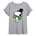 キャラクター Tシャツ 灰色 グレー ST. PATRICK'S 【 LICENSED CHARACTER PEANUTS SNOOPY DAY TEE / GREY 】 キッズ ベビー マタニティ トップス カットソー