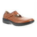 vybg U[ Xj[J[ ^C `[N y PROPET GOLDA LEATHER MARY JANE SHOES / TEAK z