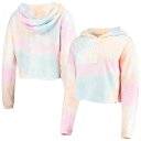 【★Fashion THE SALE★1/14迄】ネブラスカ フーディー パーカー ピンク 【 UNBRANDED LEAGUE COLLEGIATE WEAR PINK/WHITE NEBRASKA HUSKERS TIE-DYE CROPPED PULLOVER HOODIE / NEB PINK 】 レディースファッション トップス スウェット トレーナー