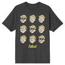 【★Fashion THE SALE★1/14迄】キャラクター Tシャツ 灰色 グレー 【 LICENSED CHARACTER FALLOUT 4 CHARACTER TEE / GREY 】 メンズファッション トップス カットソー