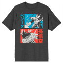 キャラクター ドラゴン Tシャツ 灰色 グレー 【 LICENSED CHARACTER DRAGON BALL VEGETA TEE / GREY 】 メンズファッション トップス カットソー