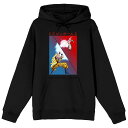 キャラクター ドラゴン フーディー パーカー 黒色 ブラック 【 LICENSED CHARACTER DRAGON BALL Z ADORABLE HOODIE / BLACK 】 メンズファッション トップス スウェット トレーナー
