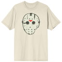 キャラクター Tシャツ 白色 ホワイト 【 LICENSED CHARACTER FRIDAY THE 13TH JASON MASK TEE / WHITE 】 メンズファッション トップス カットソー