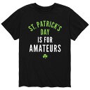 キャラクター Tシャツ 黒色 ブラック ST. PATRICK'S  メンズファッション トップス カットソー