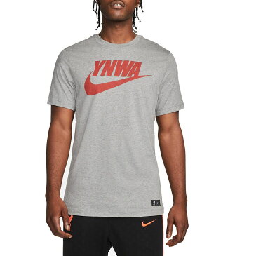 ナイキ 灰色 グレー グレイ ロゴ Tシャツ 【 GRAY NIKE LIVERPOOL VOICE LOGO TSHIRT LVP GREY 】