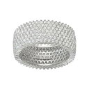 銀色 シルバー 白色 ホワイト 【 UNBRANDED STERLING SILVER CUBIC ZIRCONIA ETERNITY RING / WHITE 】 ジュエリー アクセサリー レディースジュエリー 指輪 リング