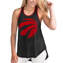 ジースリー 黒色 ブラック トロント ラプターズ タンクトップ 【 G-III SPORTS BY CARL BANKS BLACK TORONTO RAPTORS SHOWDOWN SCOOP-NECK RACERBACK TANK TOP / RPT BLACK 】 レディースファッション トップス