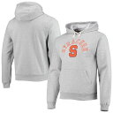 灰色 グレー グレイ シラキュース 橙 オレンジ フリース フーディー パーカー シラキューズ 【 UNBRANDED LEAGUE COLLEGIATE WEAR HEATHERED GRAY SYRACUSE ORANGE SEAL NEUVO ESSENTIAL FLEECE PULLOVER HOODIE / SYR GREY 】 メ