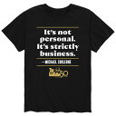 キャラクター Tシャツ 黒色 ブラック 【 LICENSED CHARACTER THE GOFATHER NOT PERSONAL TEE / BLACK 】 メンズファッション トップス カットソー