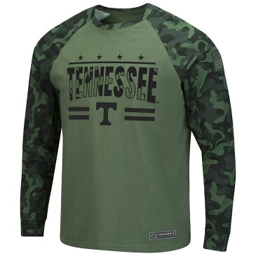 コロシアム テネシー ボランティアーズ ラグラン スリーブ Tシャツ 長袖 【 SLEEVE COLOSSEUM OLIVE CAMO OHT MILITARY APPRECIATION RAGLAN TSHIRT TEN MULTI 】